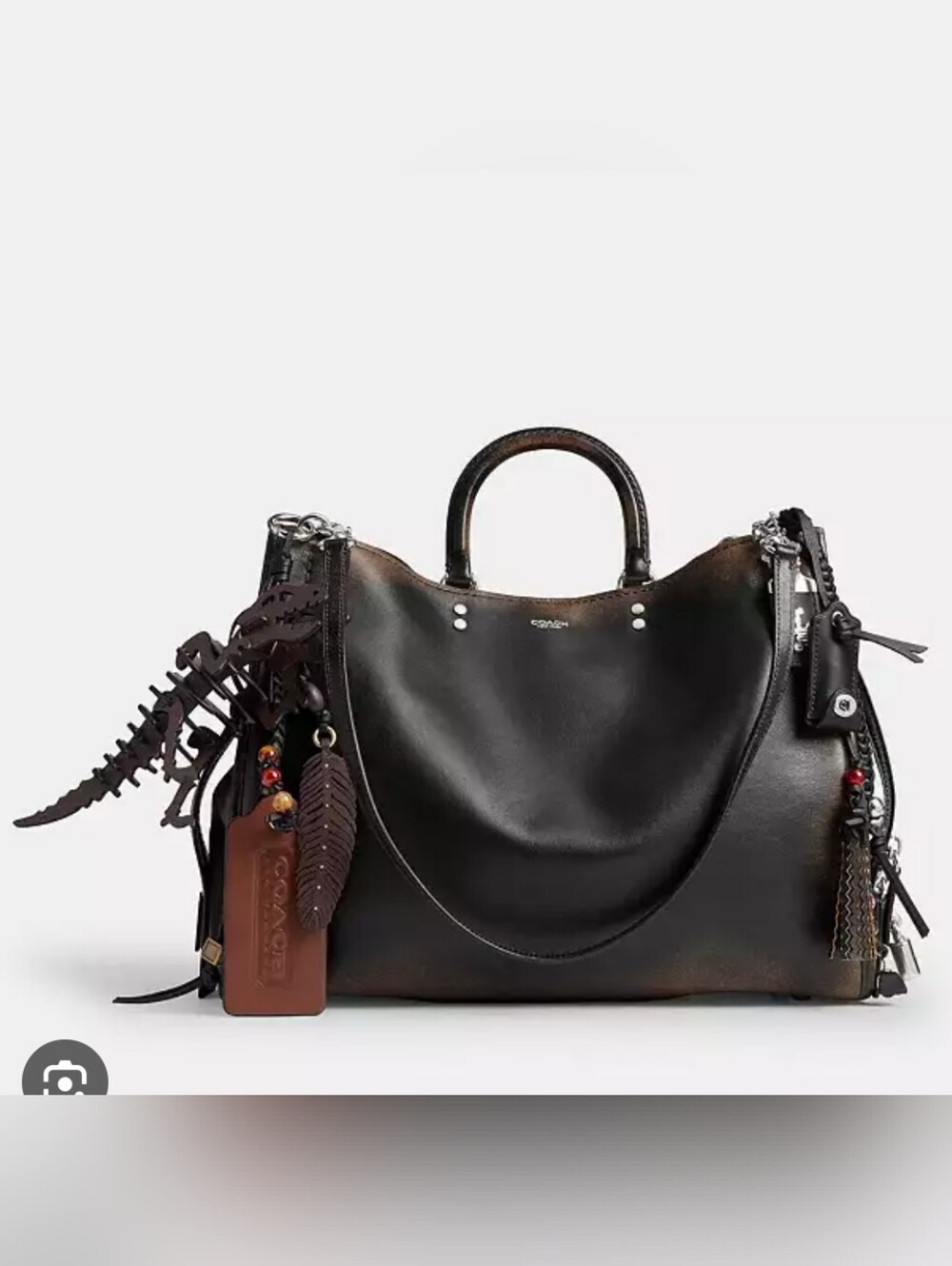 COACH Rogue Bag 40
In Loved Leather With Charms